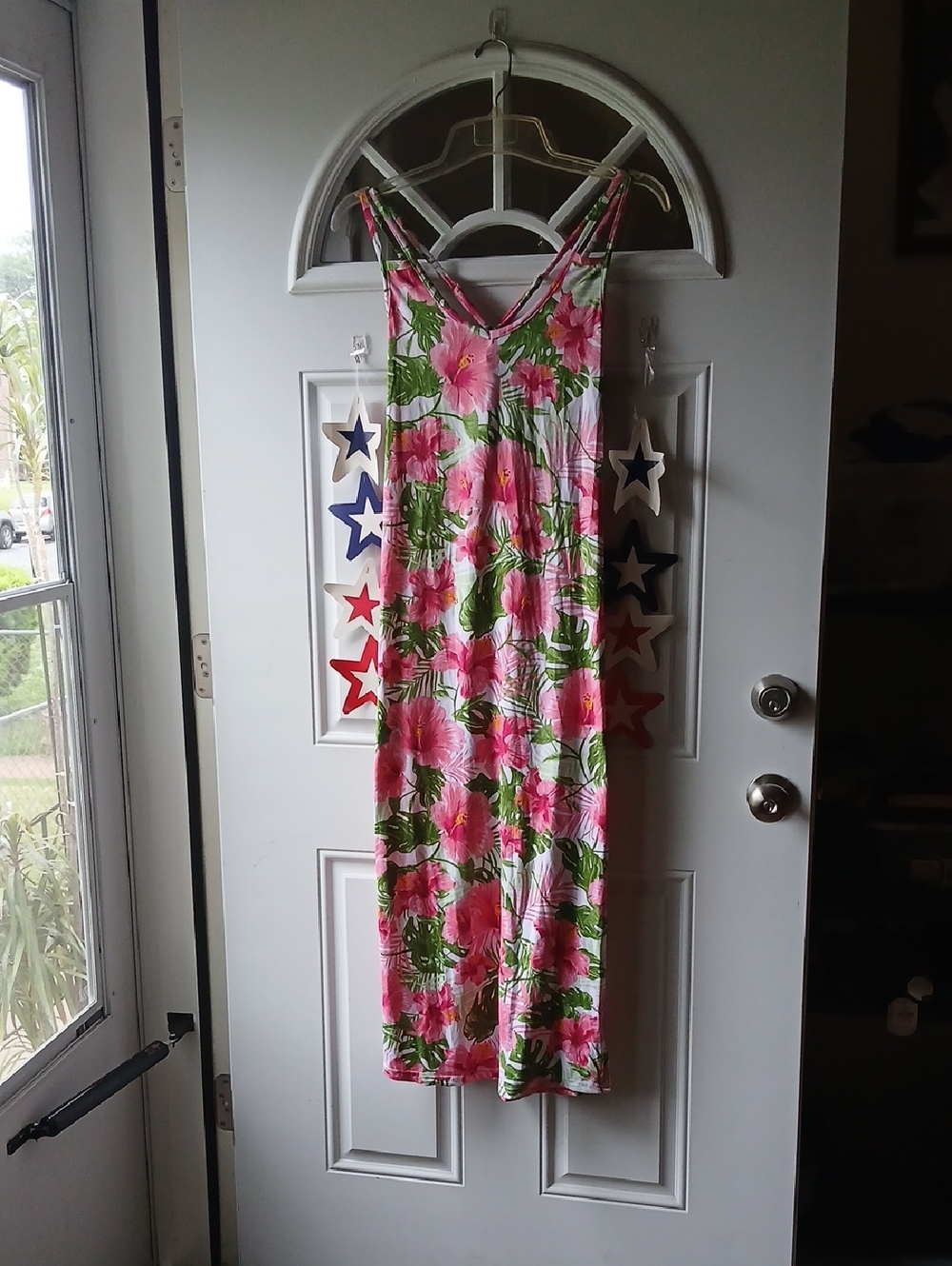 Love Pink and Green Floral Sundress